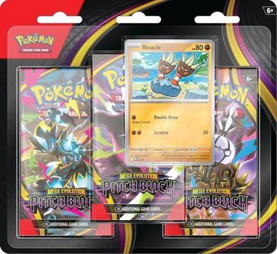 Pitch Black - 3 Pack Blister